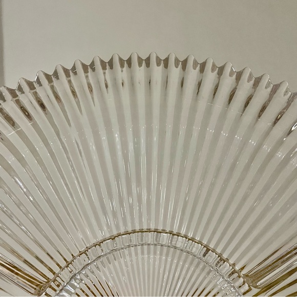 Vintage Mikasa Diamond Fire Round Divided Relish 4 Part Clear Crystal - Picture 8 of 14